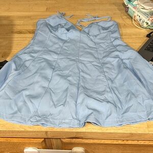 Light Blue Sleeveless Top